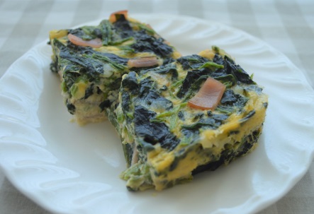 ほうれん草のキッシュ風