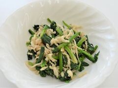 ほうれん草と切り干し大根のごま和え